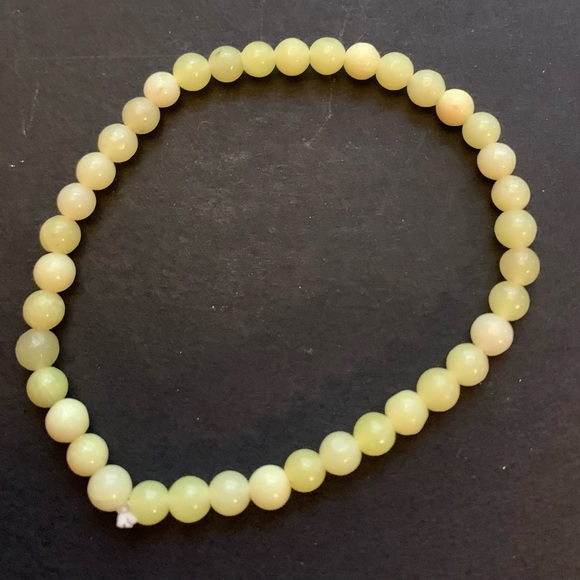 Lemon stone stretch bracelet - Picture 3 of 4